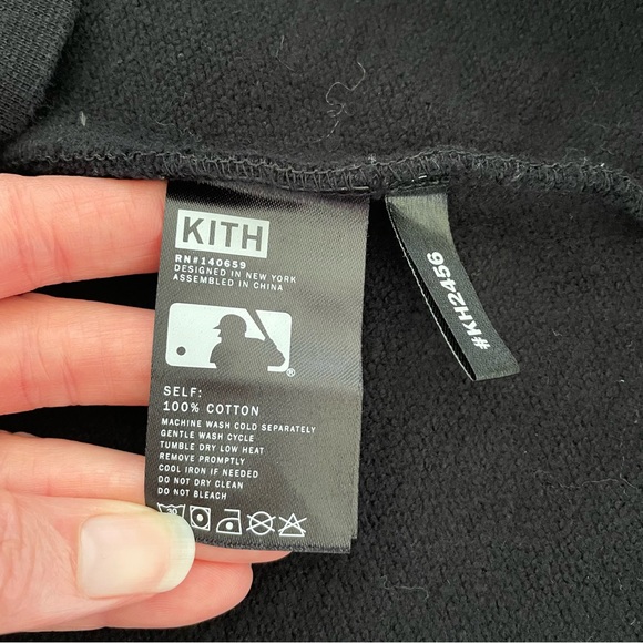 Kith for MLB Los Angeles Dodgers Arched Crewneck Size Small Varsity Sports Retro - Picture 8 of 9